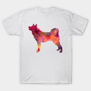 Karelian Bear Dog in watercolor T-Shirt